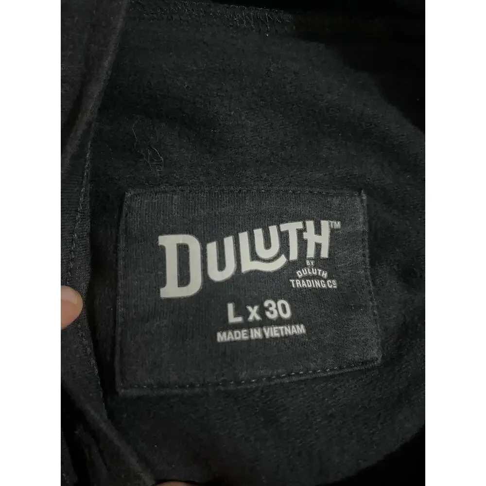 Duluth Trading Co. Pants Mens 34x28 Black Jogger Relaxed Fit Drawstring Pockets